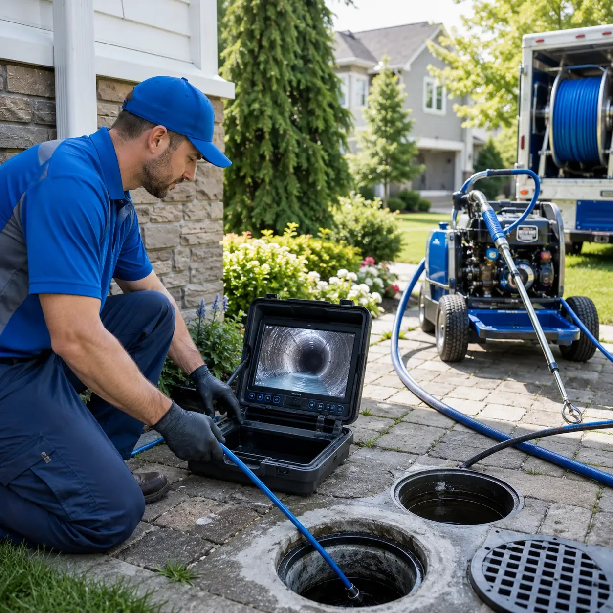 Outdoor drain cleaning professionals serving Pineville, LA
