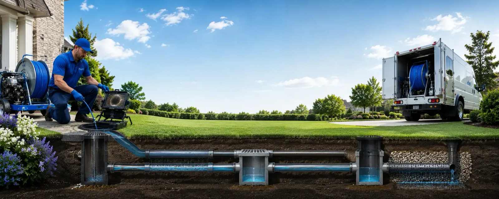 Outdoor drain cleaning information for Pineville, LA